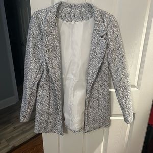 Black and white jacket